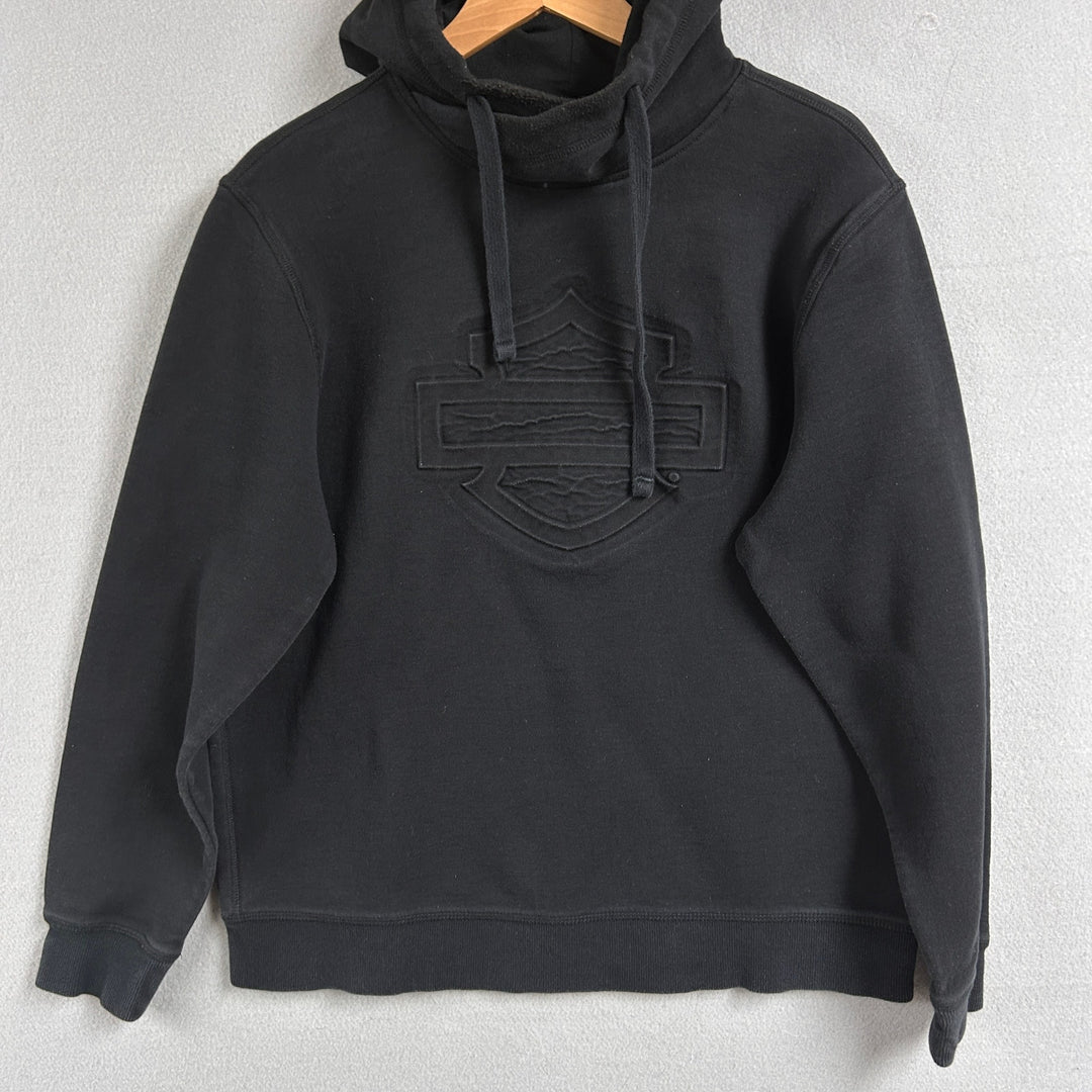 Harley Davidson Embossed Hoodie Size Large