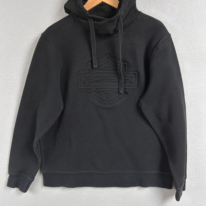 Harley Davidson Embossed Hoodie Size Large
