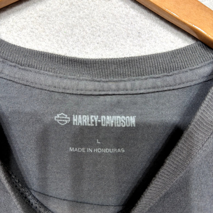 Harley Davidson Flat Track Winged Wheel T Shirt Size Large