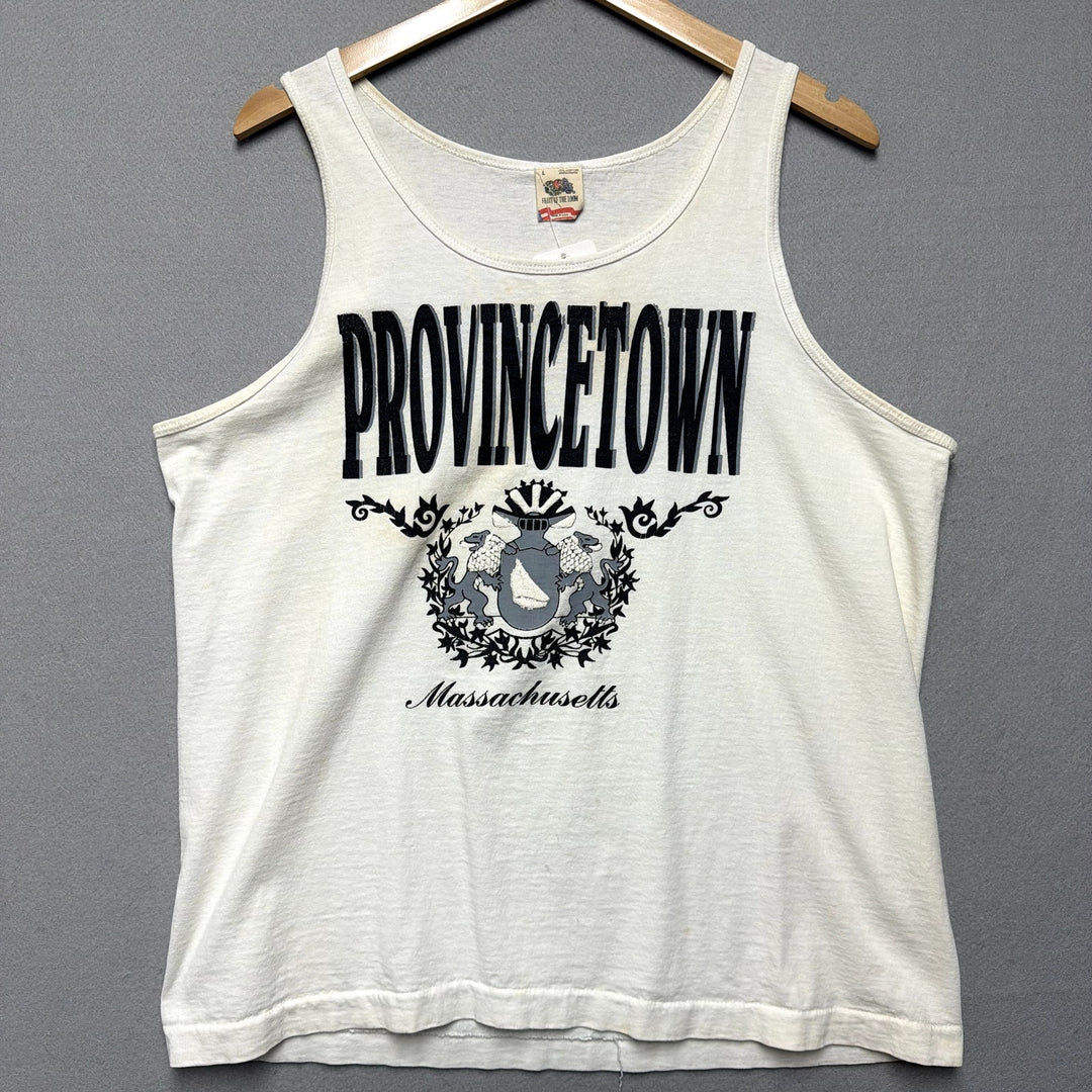 Vintage Provincetown Mass Tank Top T Shirt Size Large