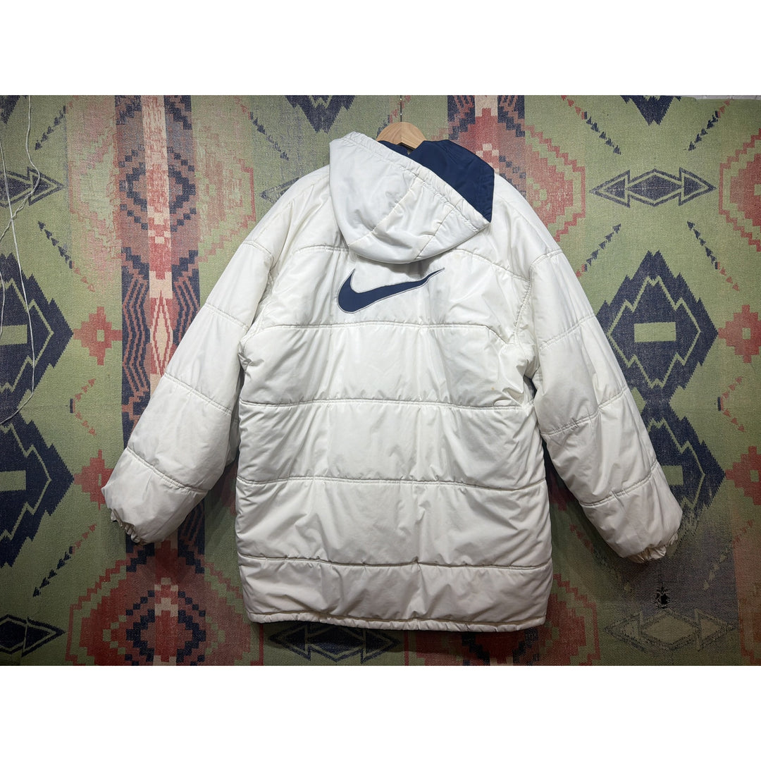 Nike Vintage Reversible Puffer Jacket Large 90s