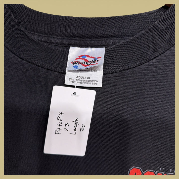 Vintage Wrangler Cowboy Code 90s T Shirt Size XL