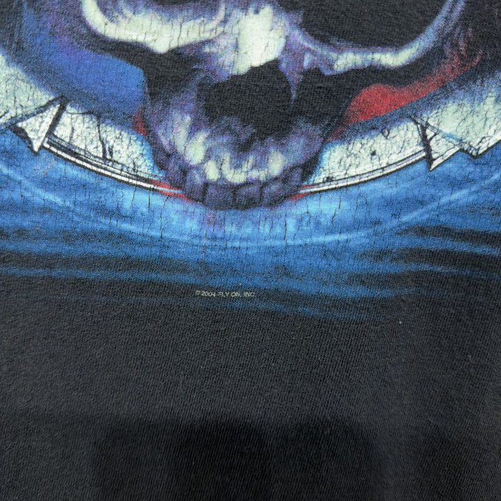 Lynyrd Skynyrd Vintage Skull T Shirt Size Medium  2000s