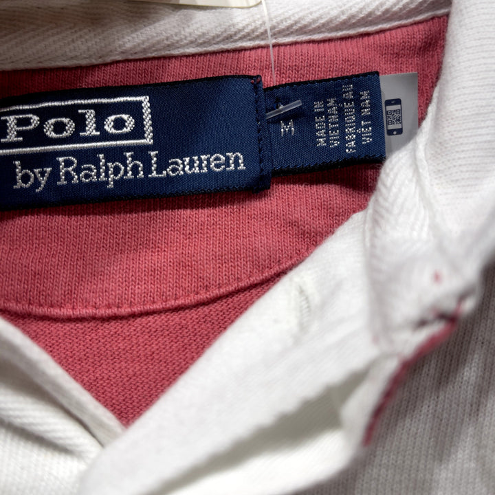 Polo Ralph Lauren Salmon Pink Stripe Hoodie Size Medium
