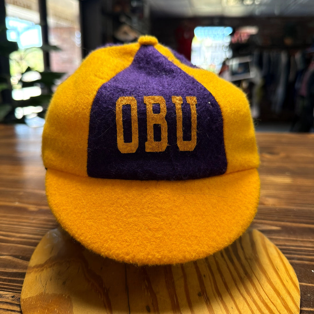 Vintage Ouachita Baptist University OBU Felt Hat