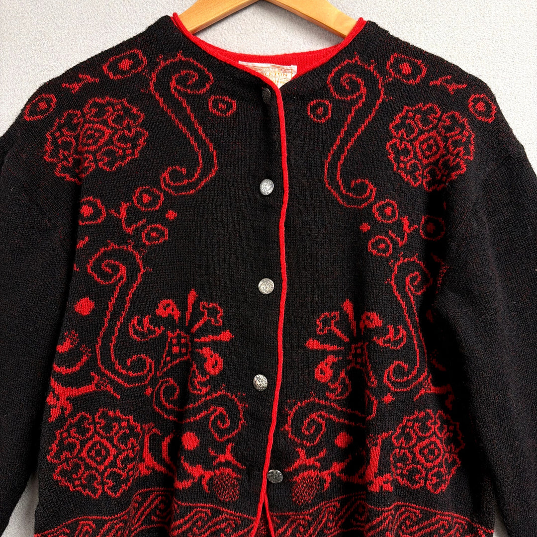 Vintage Pendleton Wool Cardigan Sweater Size Large