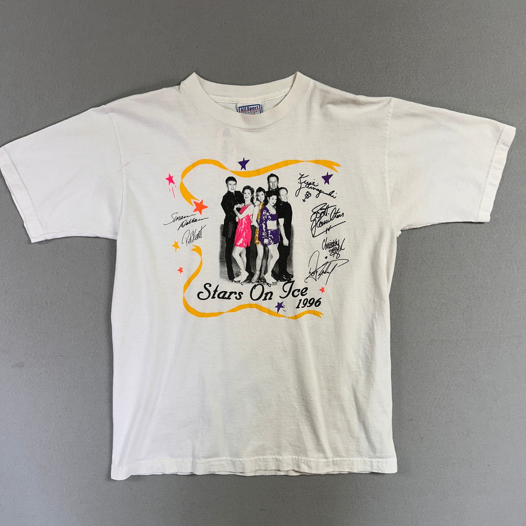 Vintage Stars on Ice Figure Skating T Shirt Size Large
