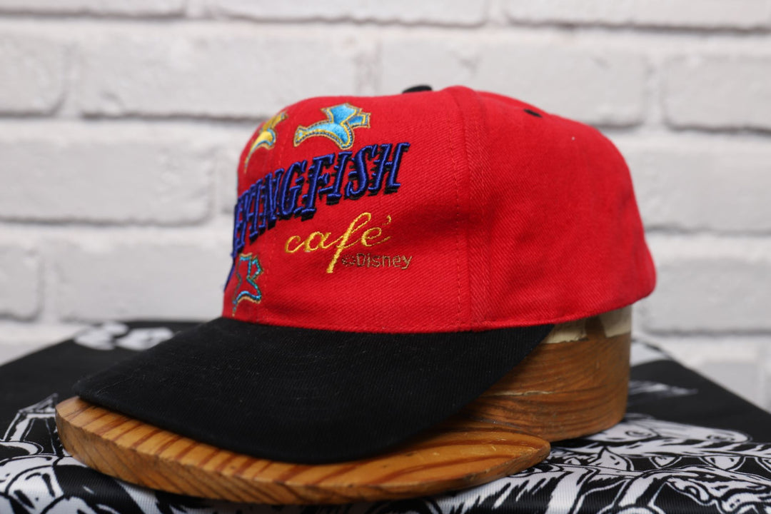 90s Vintage Disney Flying Fish Cafe Hat