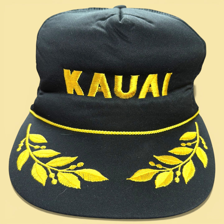 Vintage 80s Kauai Snapback Trucker Hat
