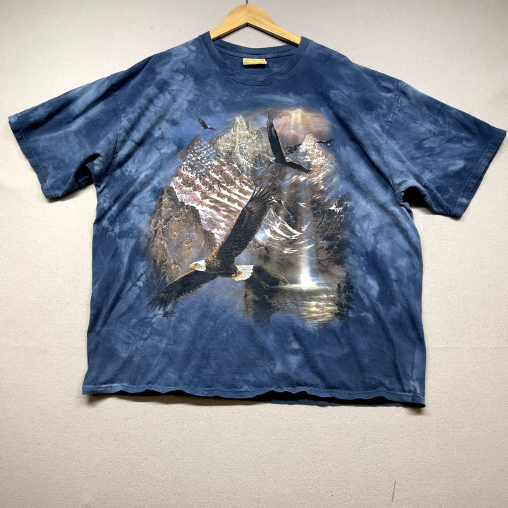 Vintage The Mountain Eagle Tie Dye Tee Shirt size XL