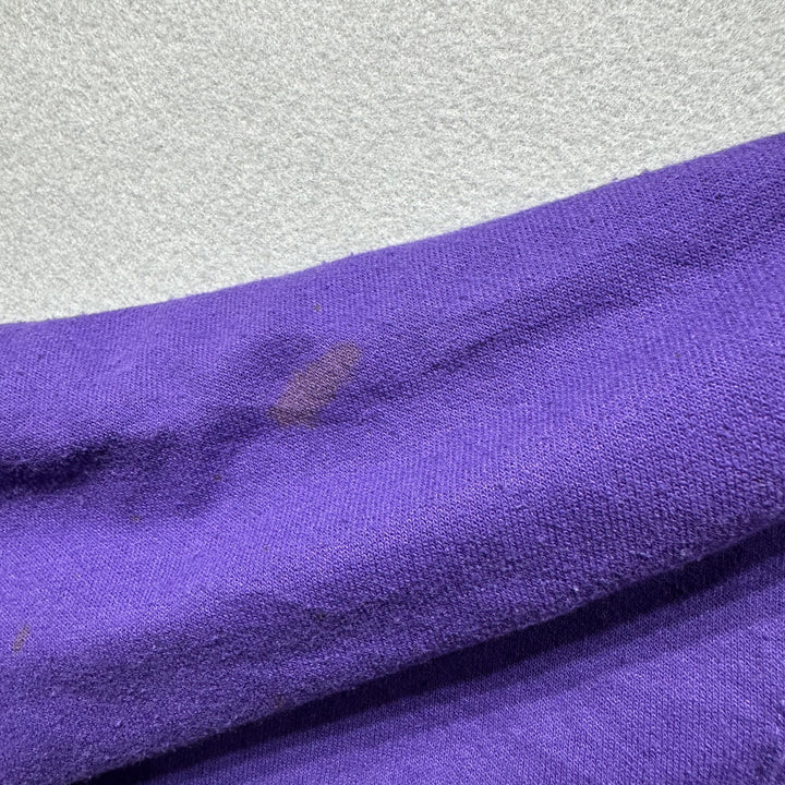 Vintage 90s Purple Western Fringe Zip Up Sweatshirt Size XL