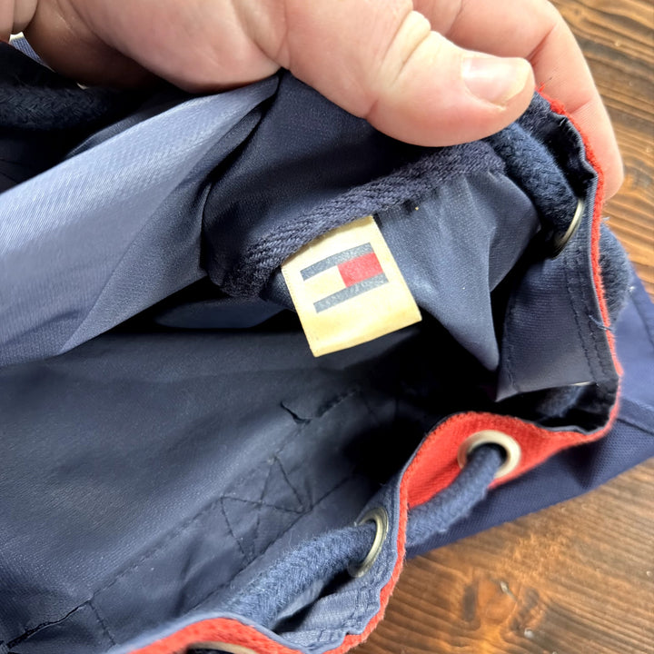 Vintage Tommy Hilfiger Big Flag Backpack Cinch Bag