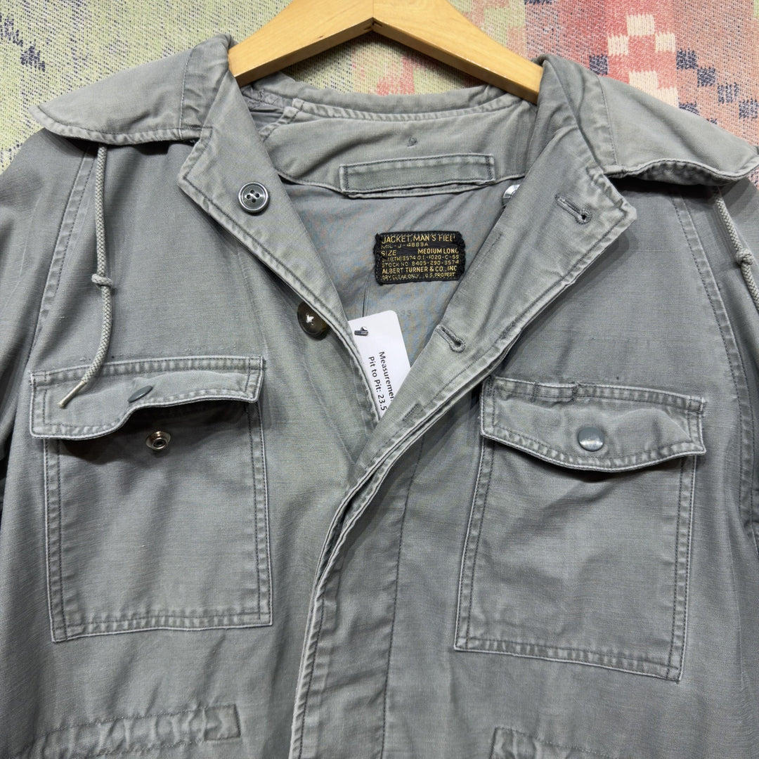 1955 USAF Vintage Field Jacket Medium 50s Korean War