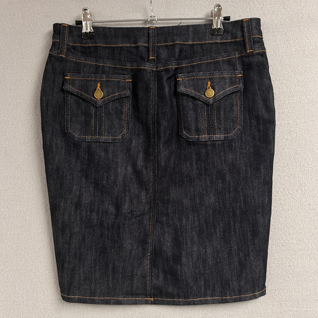 Rock And Republic Dark Denim Skirt Size 27