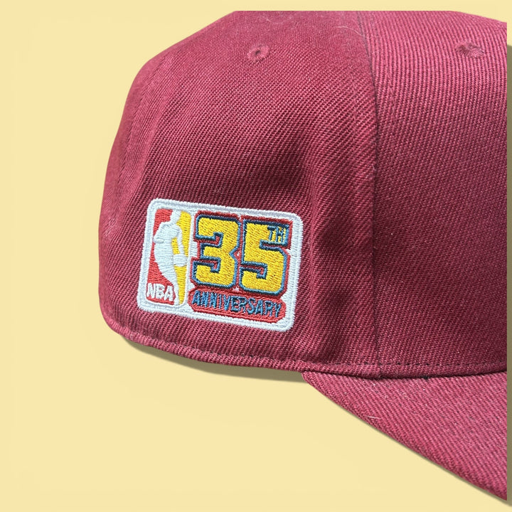 Houston rockets Mitchell and Ness Throwback Fitted Hat Size 8