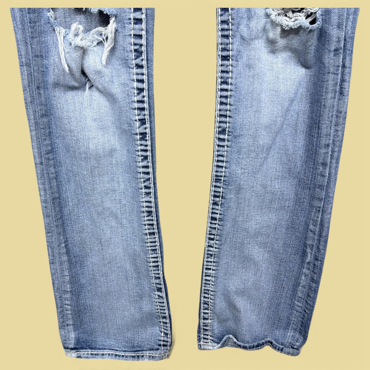 Vintage Y2K Women's Rock Revival Boot Cut Jeans Size 28
