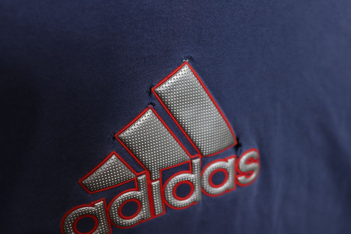 2000s Vintage Adidas Distressed T Shirt Size xxl