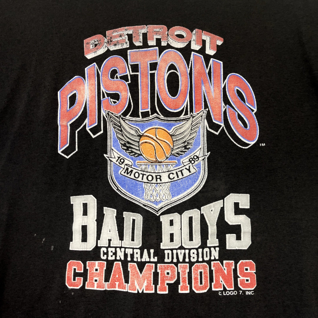 Vintage Detroit Pistons Bad Boys 80s T Shirt Size XL