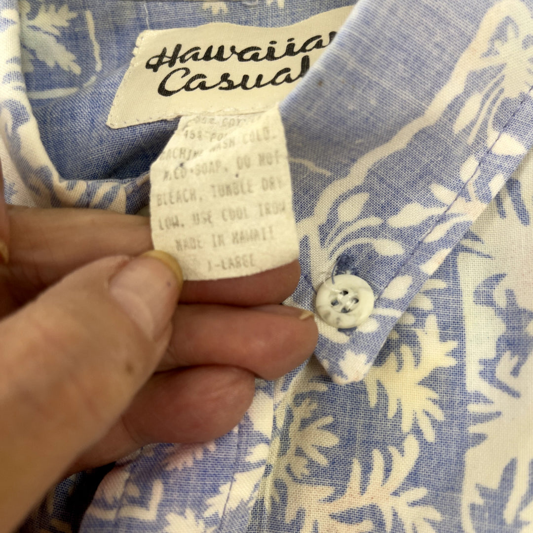Vintage Hawaiian Casuals button Down Shirt size XL