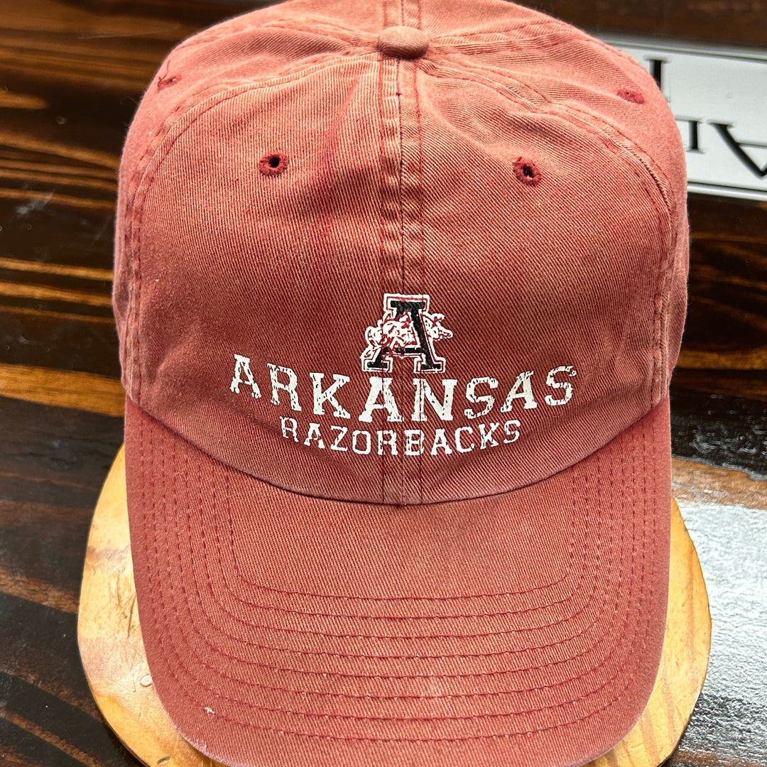 Vintage University of Arkansas Twins Enterprises Strap Back Hat