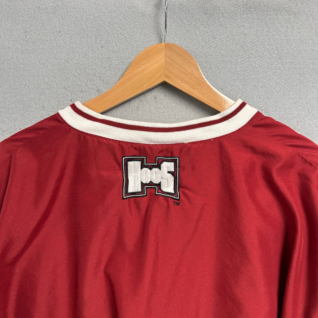 Vintage University of Arkansas Pullover Windbreaker Size XXL