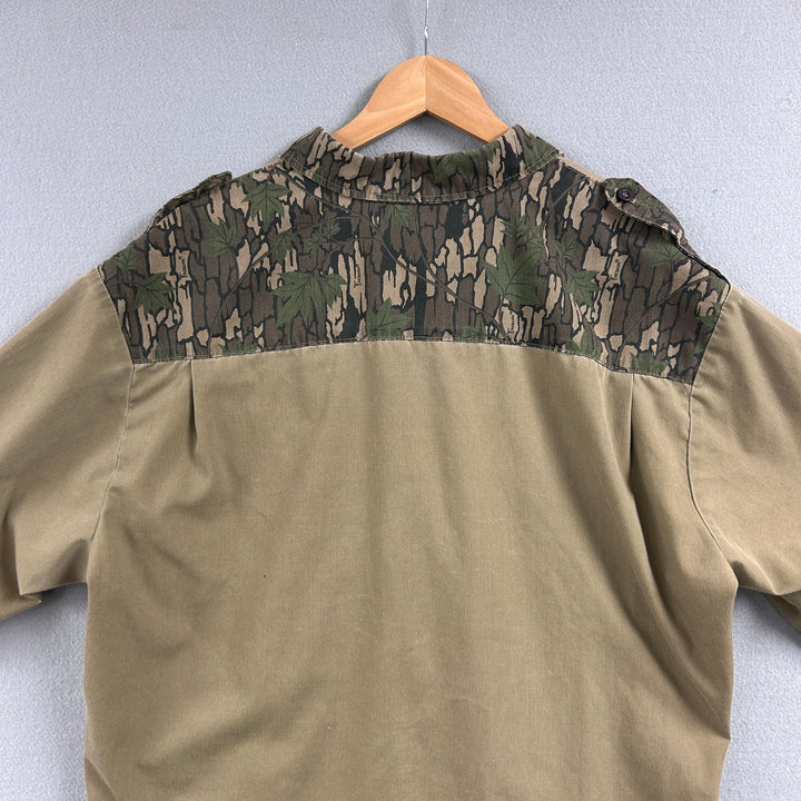 Vintage GAT Guns Trebark Camo Shirt Size XL