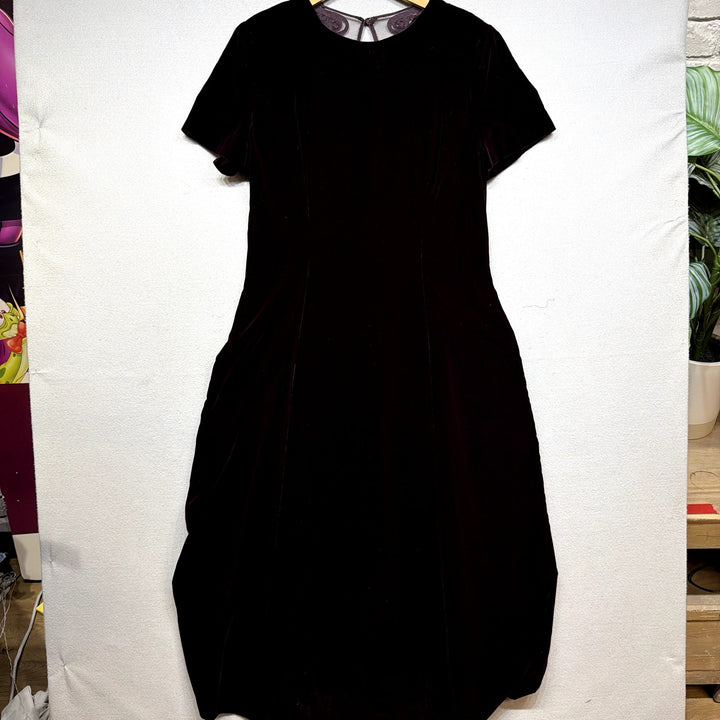 Vintage Maggy London Velour Dress Size 14