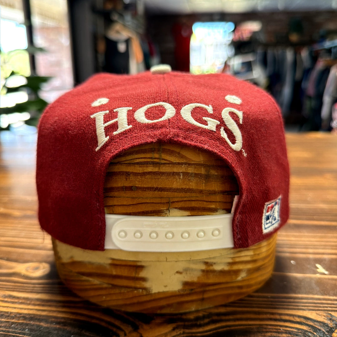 Vintage University of Arkansas Arch Logo The Game Snapback Hat