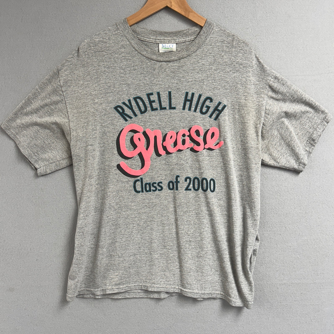 Vintage Rydell High Grease Musical Class Of 2000 Grey Shirt Size Large
