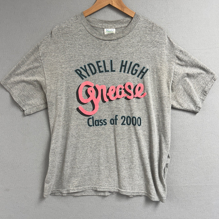 Vintage Rydell High Grease Musical Class Of 2000 Grey Shirt Size Large