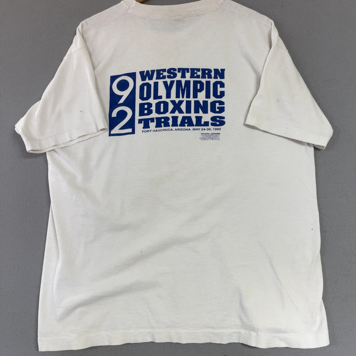 Vintage Team USA Olympic Boxing Trials T Shirt Size XL