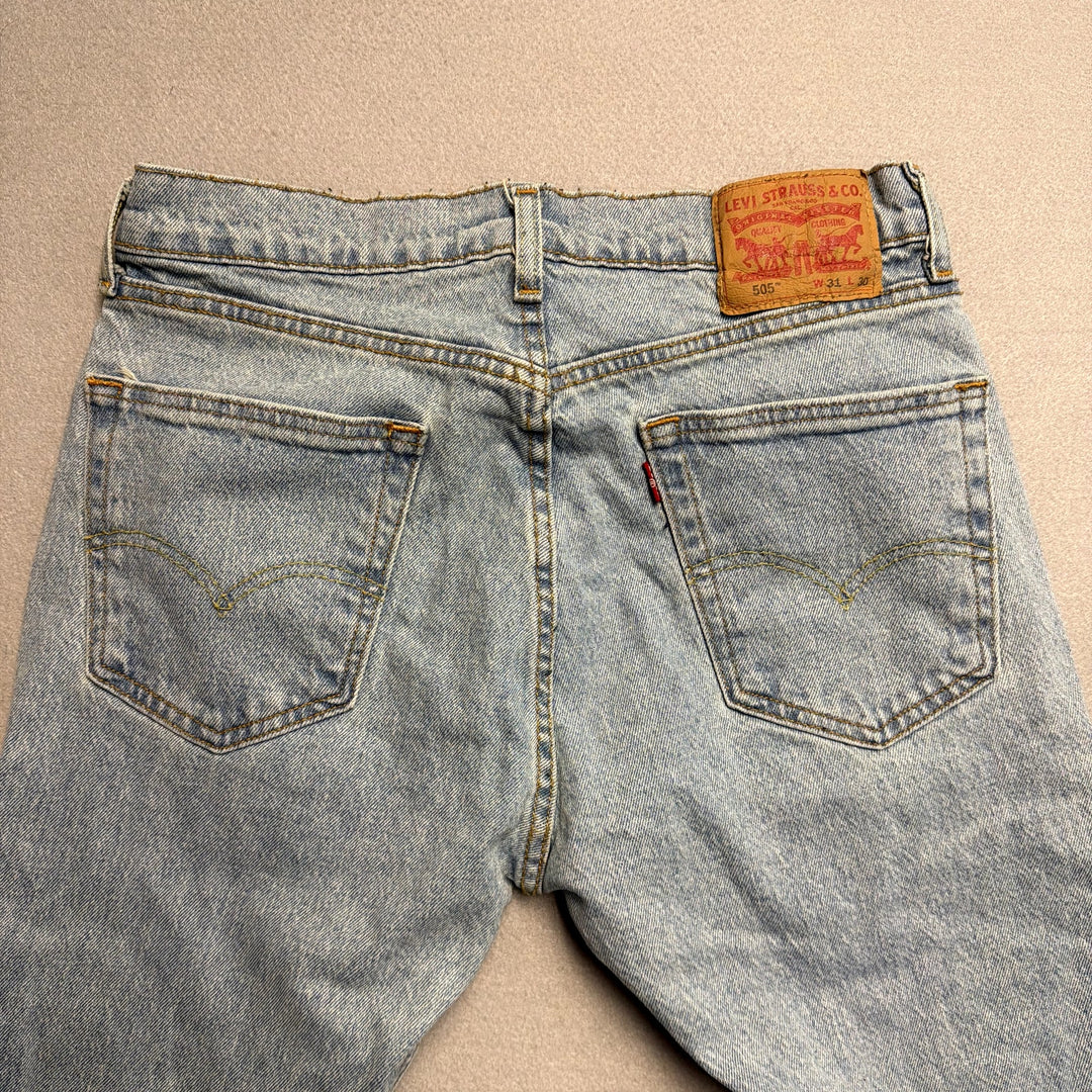 Levi's 505 Light Wash Jeans Size 32