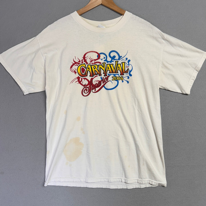 Y2K 2004 Carnival Crusies Superior Promo T Shirt Size Large