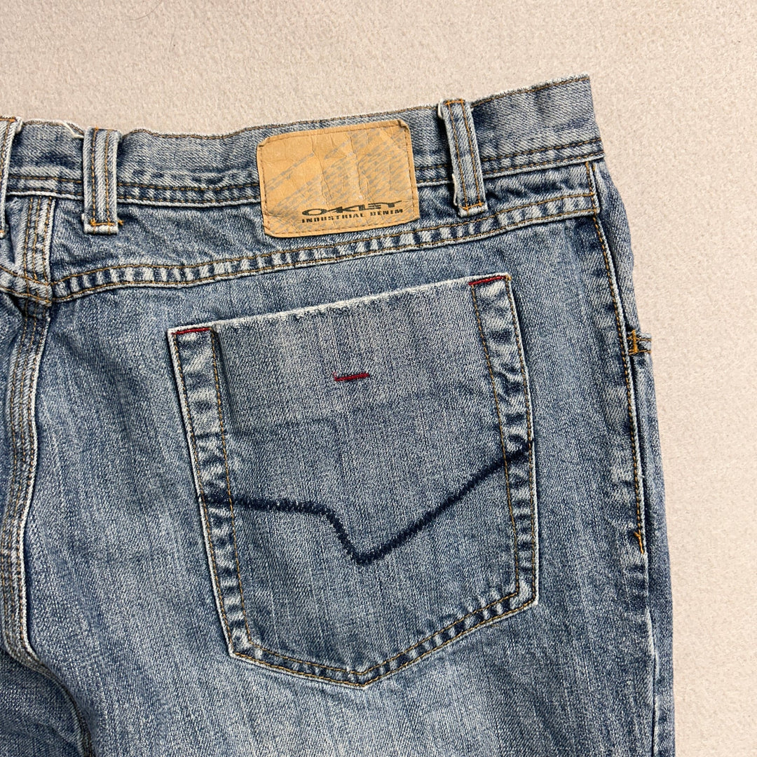 Vintage Oakley Industrial Denim Slim Fit Jeans Size 38x30