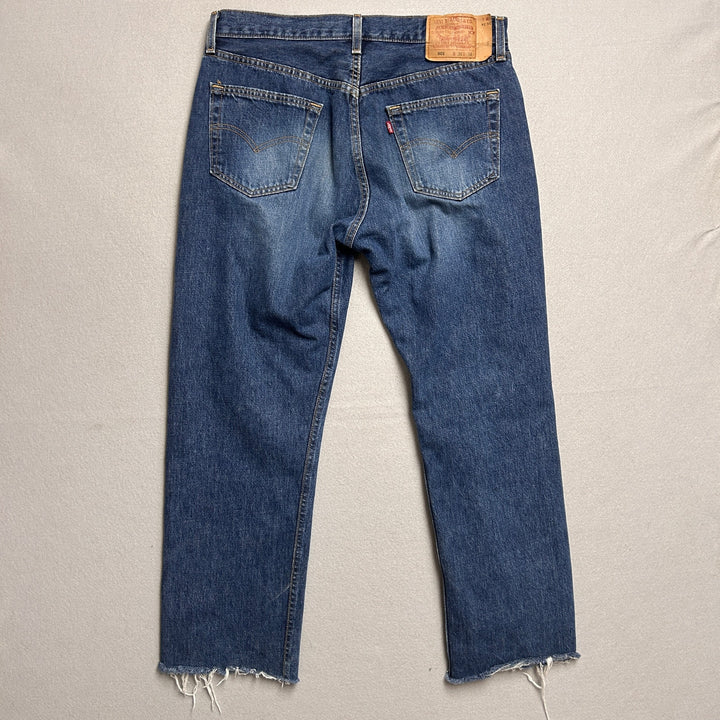 Vintage Levi's 501 Made in USA Button Fly Jeans Medium Wash 34x30