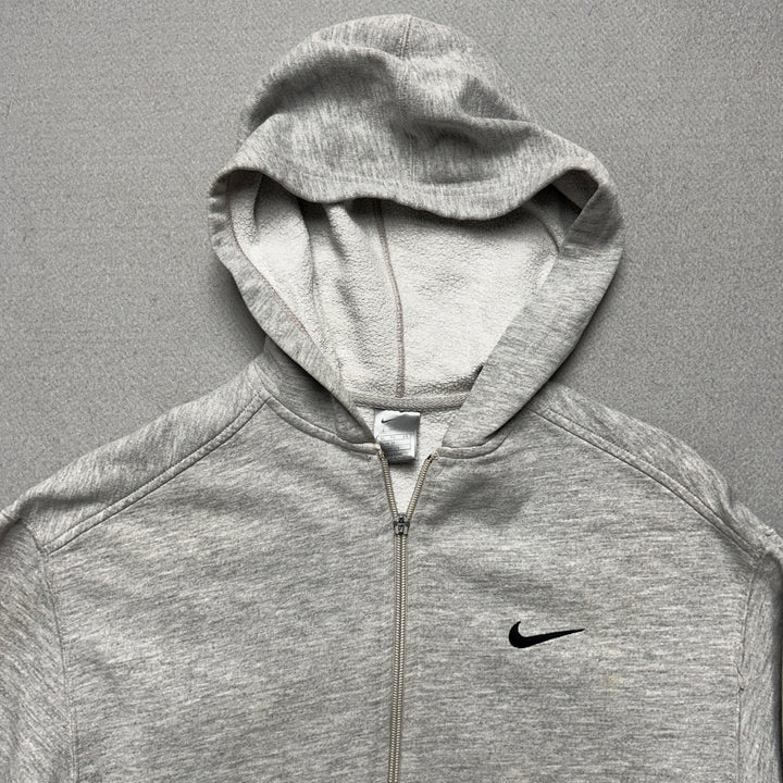 Vintage Kid's Nike Swoosh Gray Hoodie size XL