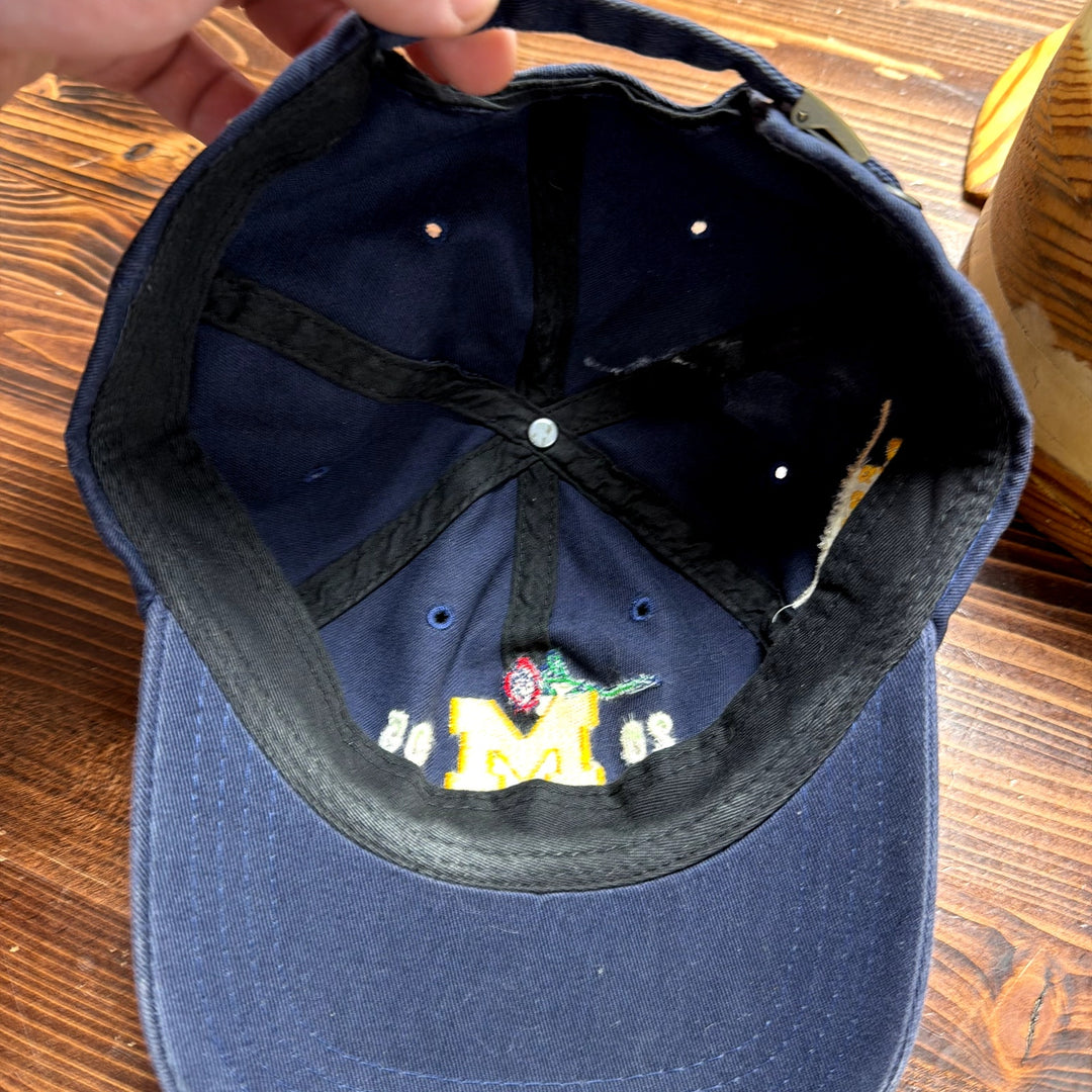 Vintage University of Michigan Rose Bowl Strap Back Hat