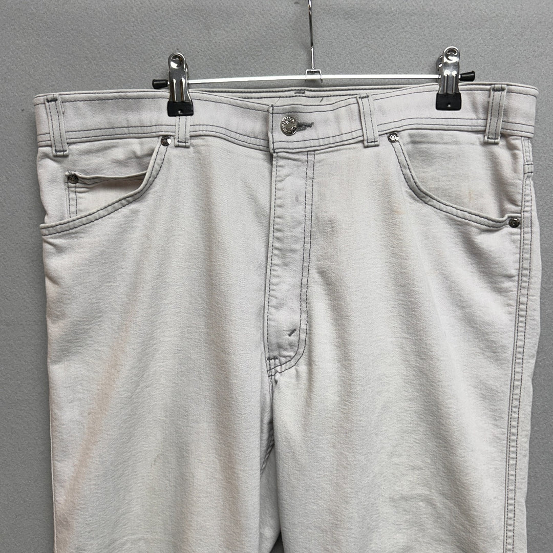 Vintage Levis With A Skosh More Room Jeans Mens 36x27 Light Wash Denim USA