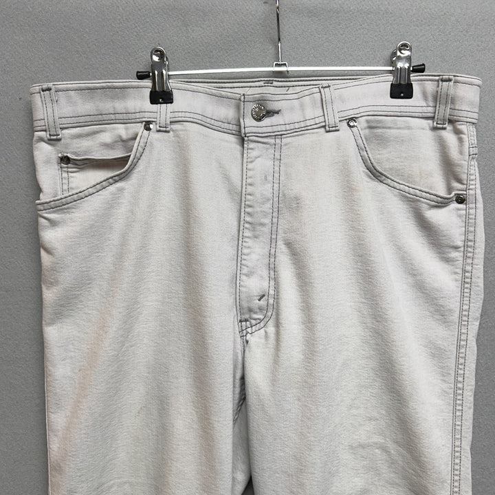 Vintage Levis With A Skosh More Room Jeans Mens 36x27 Light Wash Denim USA