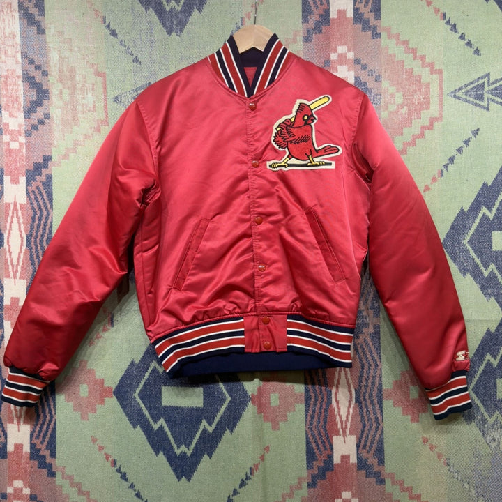 Starter St Louis Cardinals Vintage Satin Jacket Small 80s