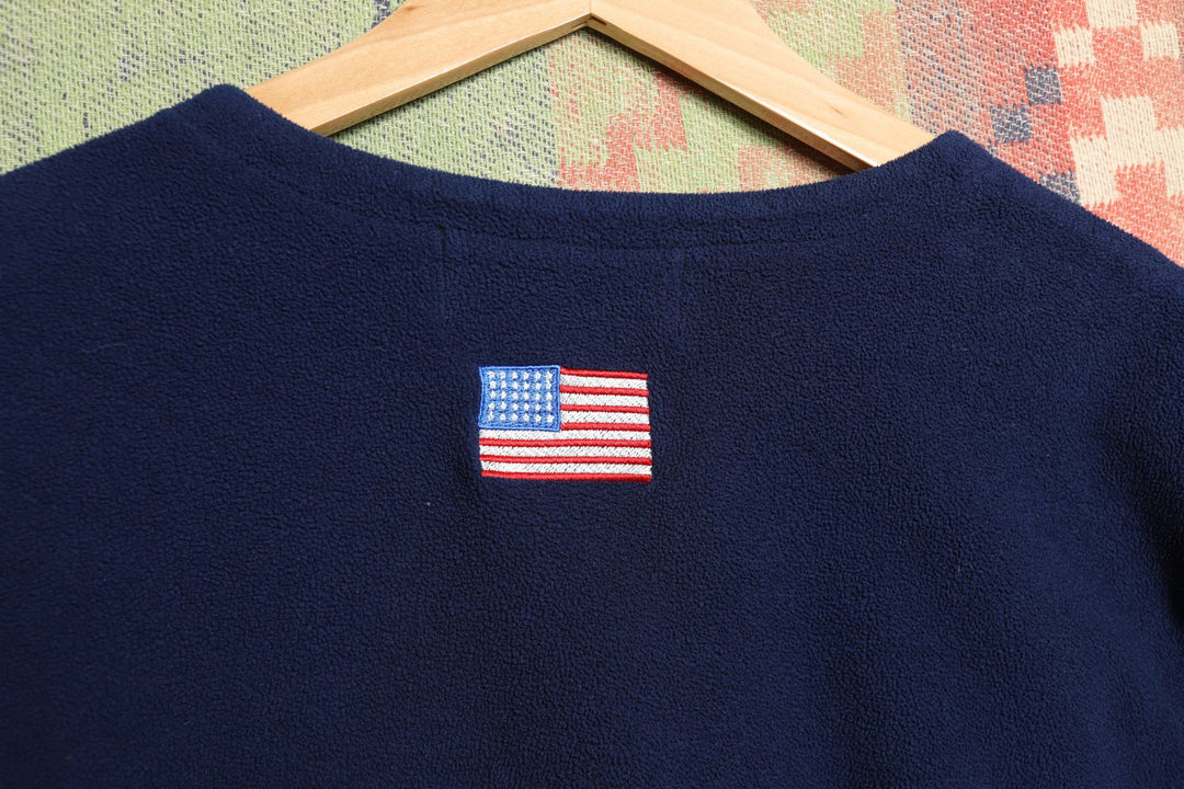 Roots 2002 Olympics Vintage Fleece Sweatshirt 2000s  Large