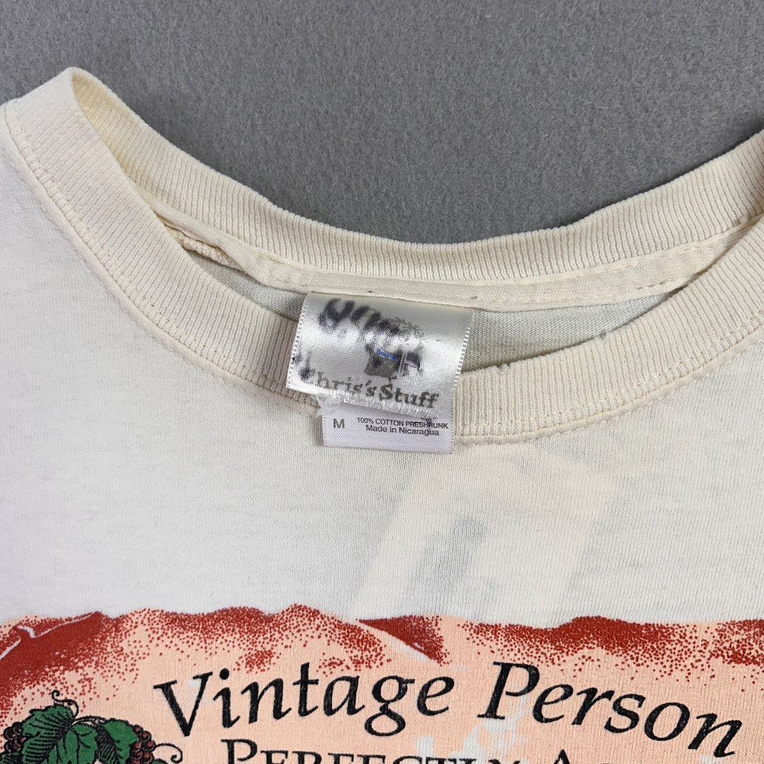 Vintage Person 60 Years Old T Shirt Size Medium