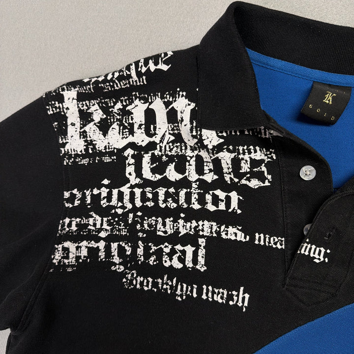 Vintage Karl Kani Jeans Polo Shirt Size XL