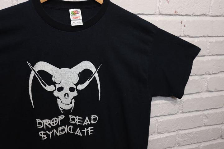 2000s drop dead syndicate arkansas metal band tee shirt size xl