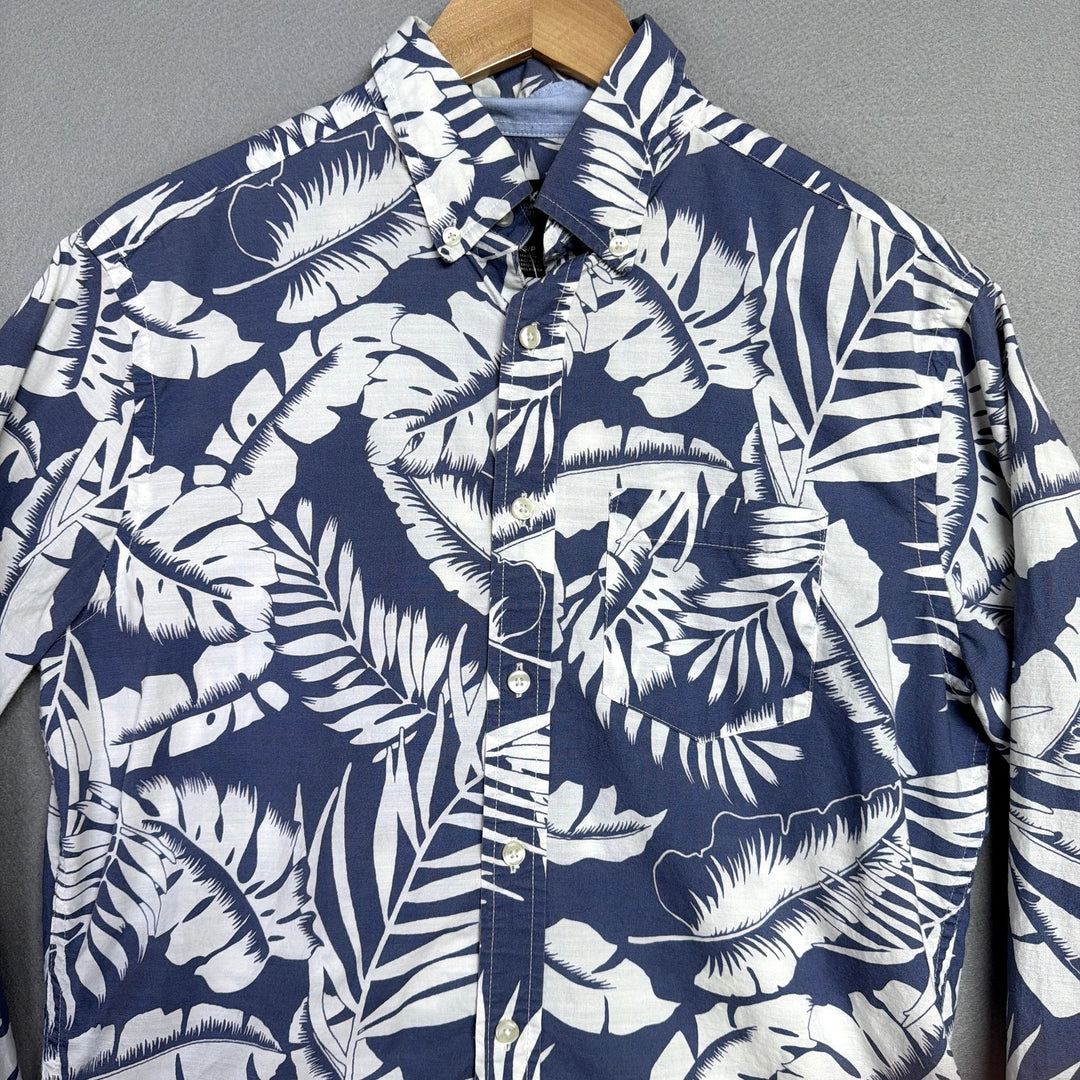 American Eagle Hawaiian Button Down Shirt Size Small