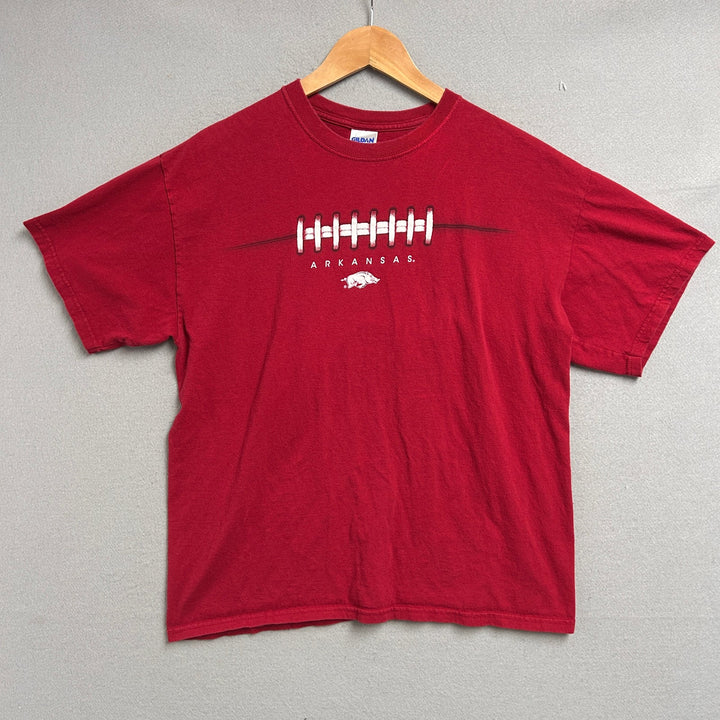 University of Arkansas Football T shirt Size Large