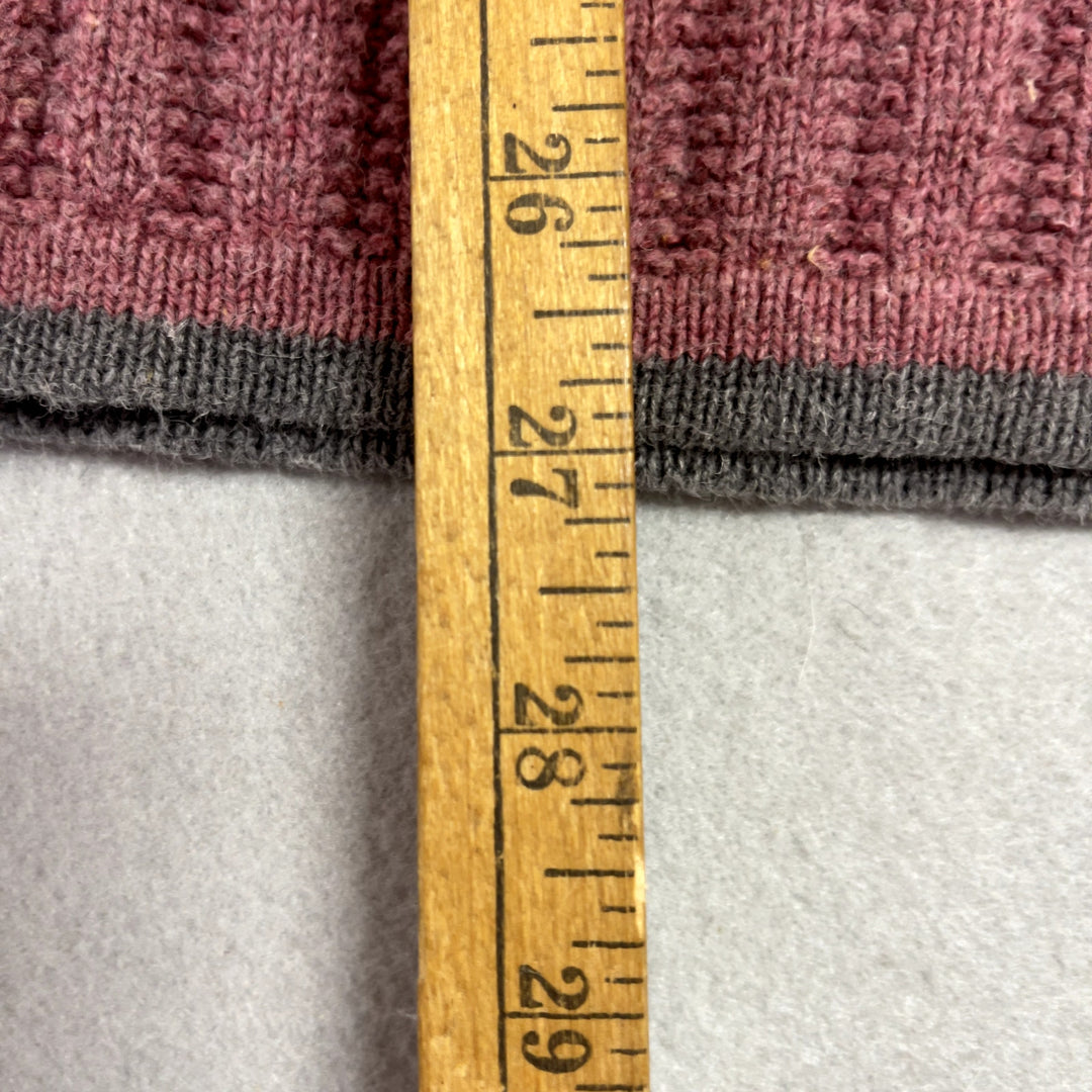 Vintage Structure Red Sweater Size XL