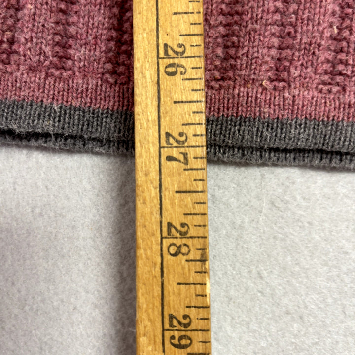 Vintage Structure Red Sweater Size XL