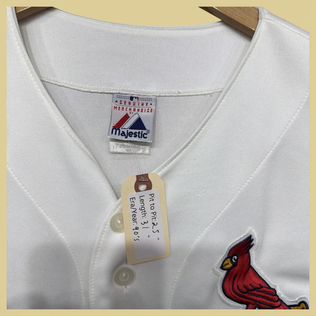Vintage St Louis Cardinals Johnny Edwards 90sThrowback  Jersey Size XL