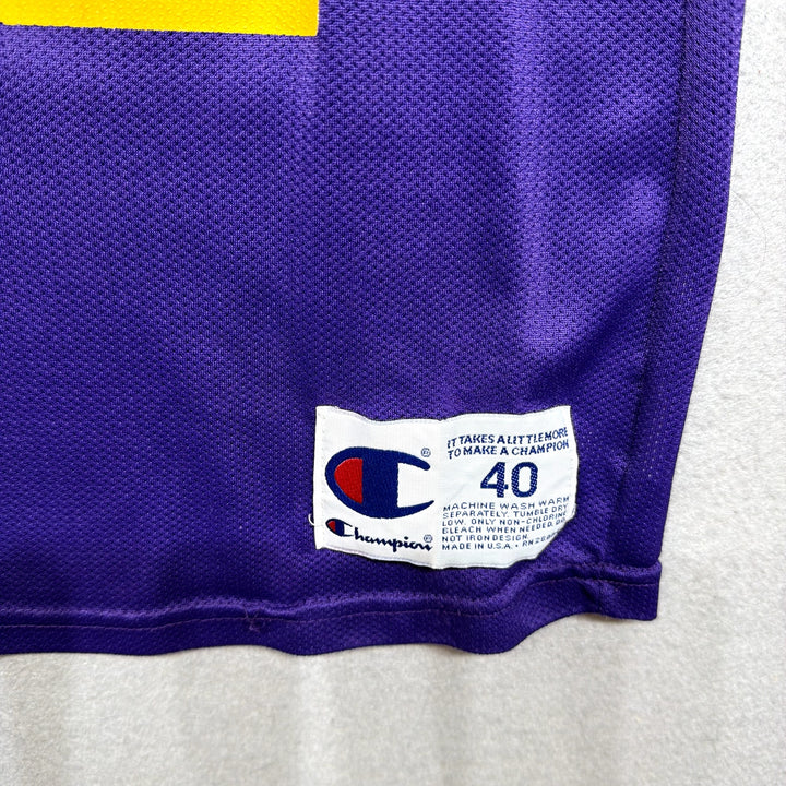 Vintage Shaquille O'neal Shaq Lakers Champion Jersey Size Medium